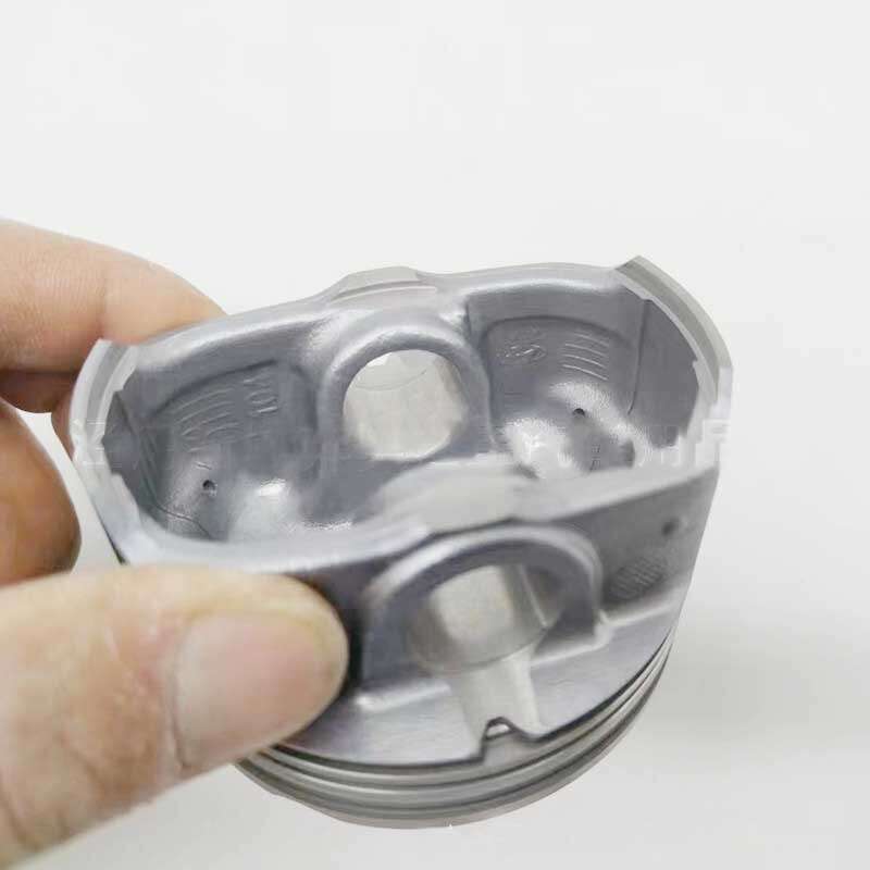 4Pcs Piston & Rings Kit 23041-2B600 FIt For Hyundai Kia Accent Rio 1.6L DOHC