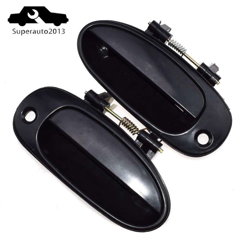Pair Front Left & Right Side Outside Door Handles For Kia Sephia 1998-2001 New