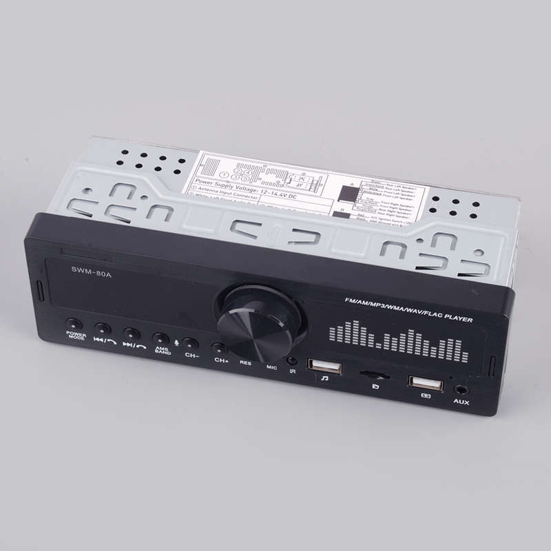 SWM-80A Car Stereo Radio Remote Control Audio MP3 Multimedia Bluetooth Player