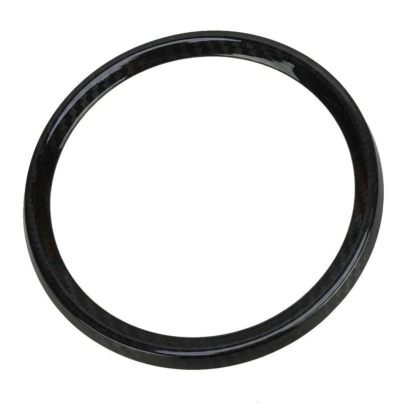 Carbon Fiber Center Dash Meter Ring Trim Cover Fit for Porsche 911 992 2019-2022