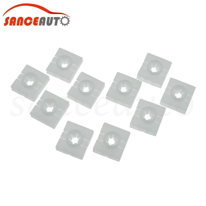 10Pcs Rocket Molding Clips 0009912098 For Mercedes Smart Fortwo 451 2007-2018