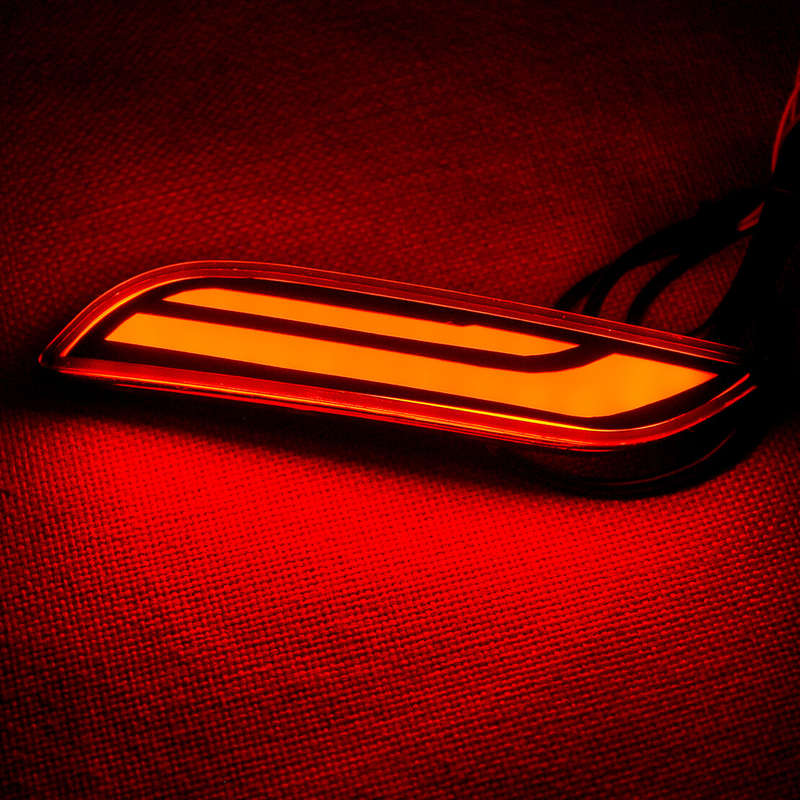 2pcs LED Rear Bumper Turn Signal Lamp Brake Light Fit for Toyota Camry 2018-2023