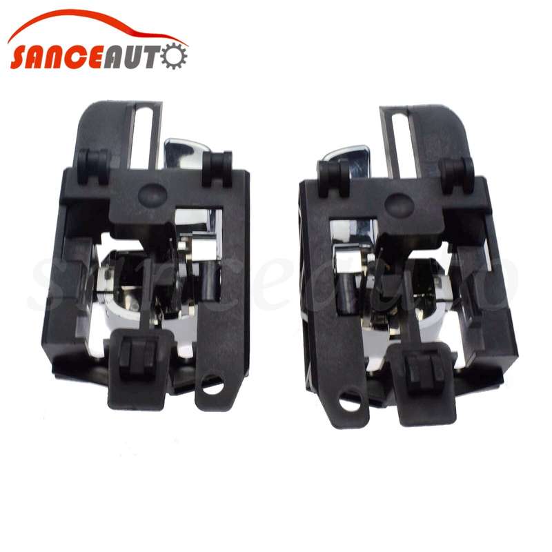 Pair Left Right Interior Door Handles Chrome For NISSAN QASHQAI J10 2004-2013