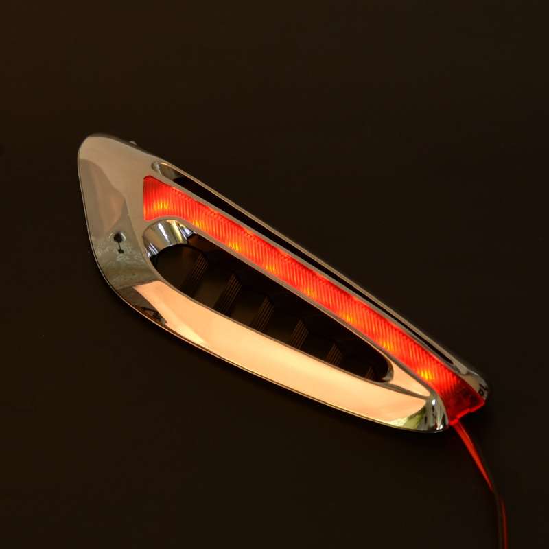 Universal Car Fender LED Side Marker Light Turn Signal Lamps Indicator Red