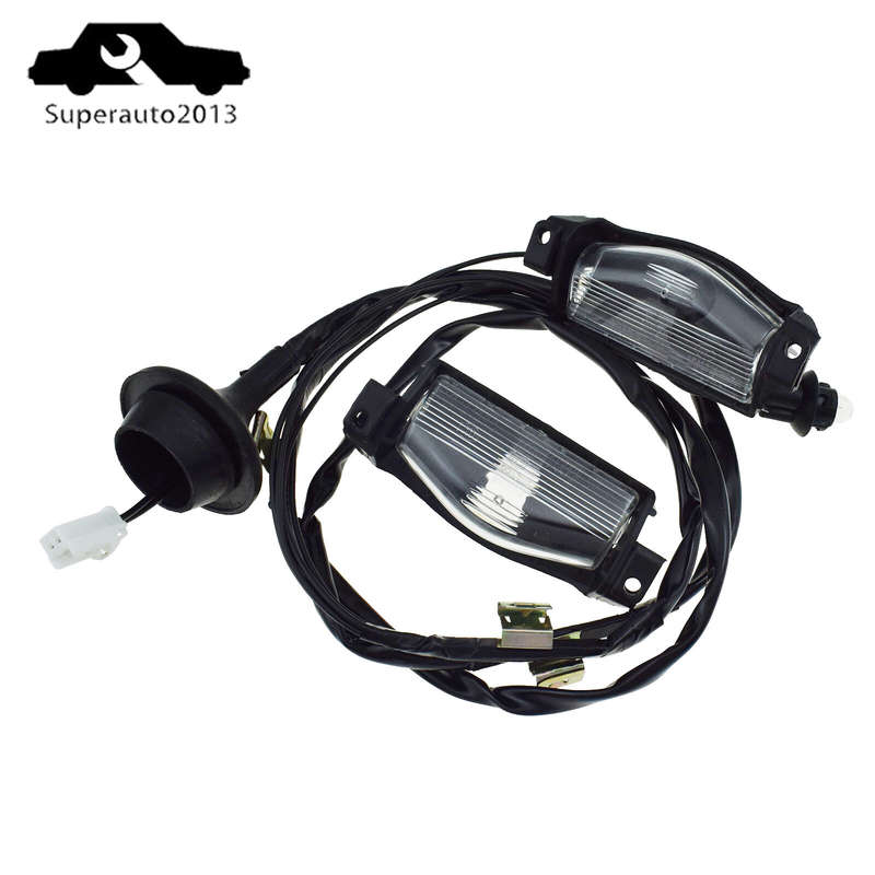 Rear Trunk License Plate Lamp Light W/ Bulbs For Mazda 3 2009-2013 BS1E-51-270