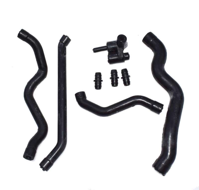 CRANKCASE VENTILATION VALVE COVER BREATHER HOSE KIT W/ CONNECTOR FOR Mercedes