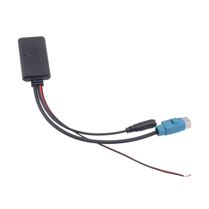 Car Bluetooth Adapter 3.5mm AUX Cable with Microphone Fit For Alpine KCE-237B