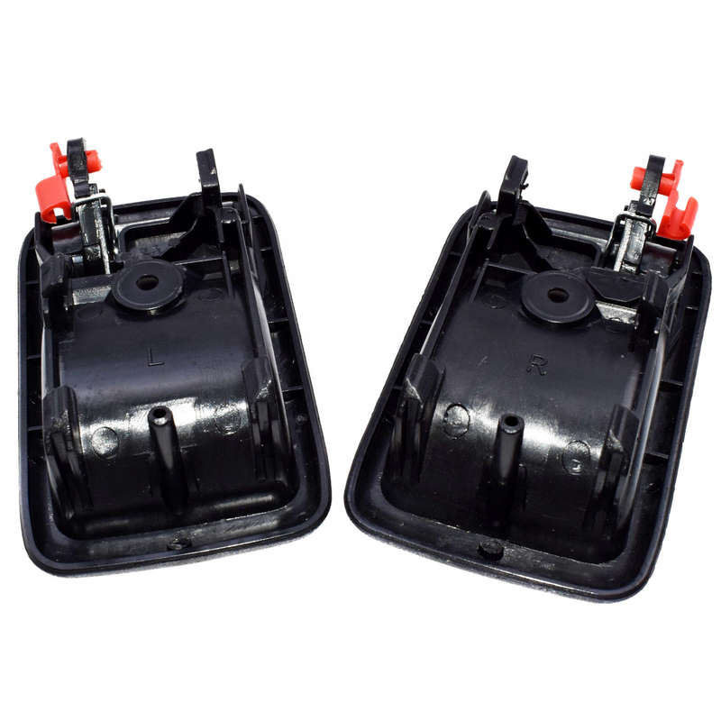 2pcs Front Rear Left Right Door Handle Inside Black for Toyota Tercel 4Runner