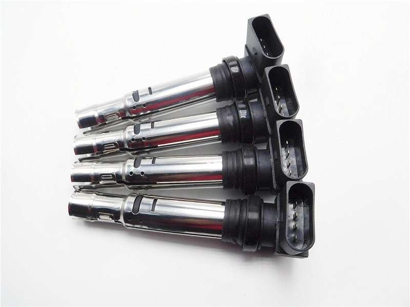 4Pcs Ignition Coil 036905715F For Audi A3 S3 VW Polo Tiguan Golf CC EOS Passat