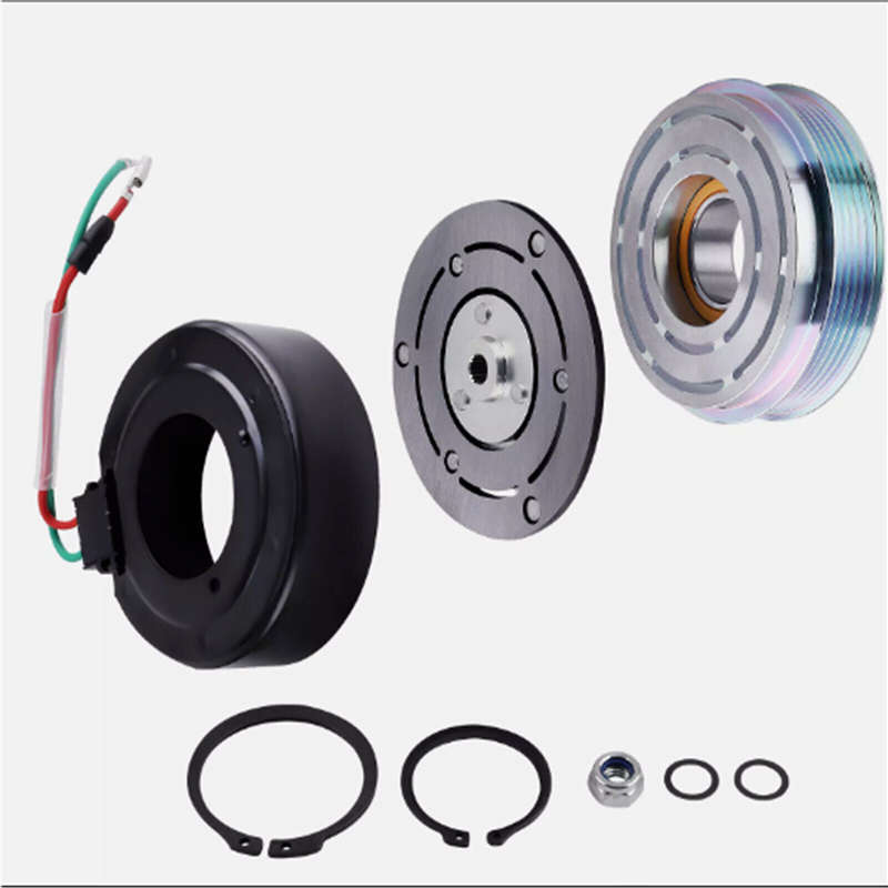 A/C AC Compressor Clutch Kit Plate Pulley Bearing Coil