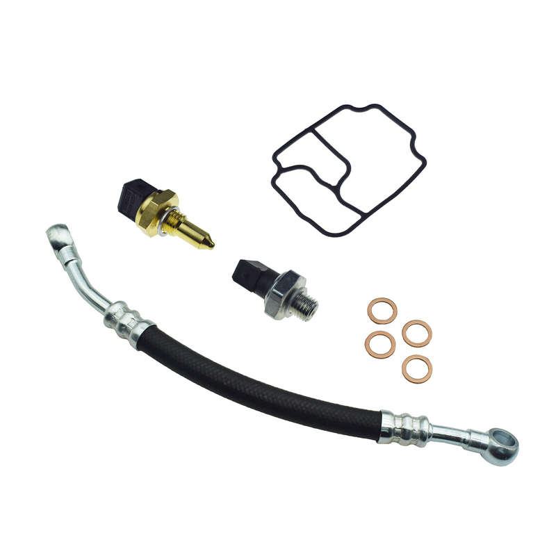 Oil Filter Housing Seal Gasket & Sensor & Hose For BMW E46 E39 E53 325Ci 530i
