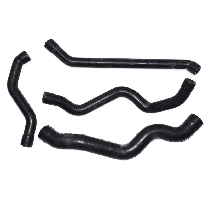 Engine Crankcase Breather Hose Set 4PCS for Mercedes Benz W202 W203 W211 W210