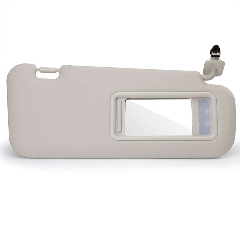 1X For Mazda 3 2010-2013 Right Side Gray Sun Visor With Light BBM369-270C-75