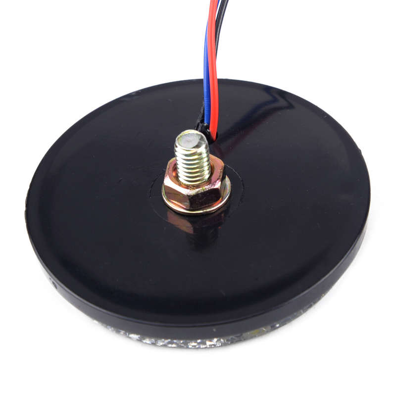 White 24 LED Round Backup Reverse Tail Light Lamp Indicator Motorcycle Trailer