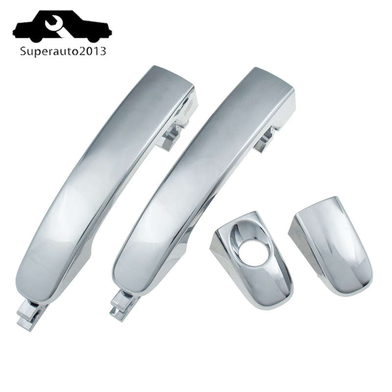 Exterior Door Handle Chrome Front Left & Right For Ford Ranger Mazda BT50 12-20