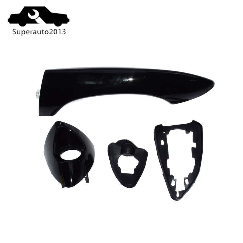 New Exterior Door Handle Front Left Black For 1999-2006 BMW X5 E53 51218257737