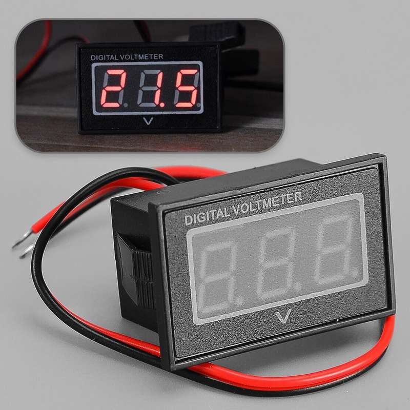 Digital Voltmeter Battery Gauge Fit for GolfCart Club Car Precedent 2004 to 2011