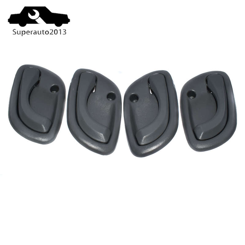 4PCS Gray Interior Door Handle Front Rear Left Right For Suzuki Grand Vitara New