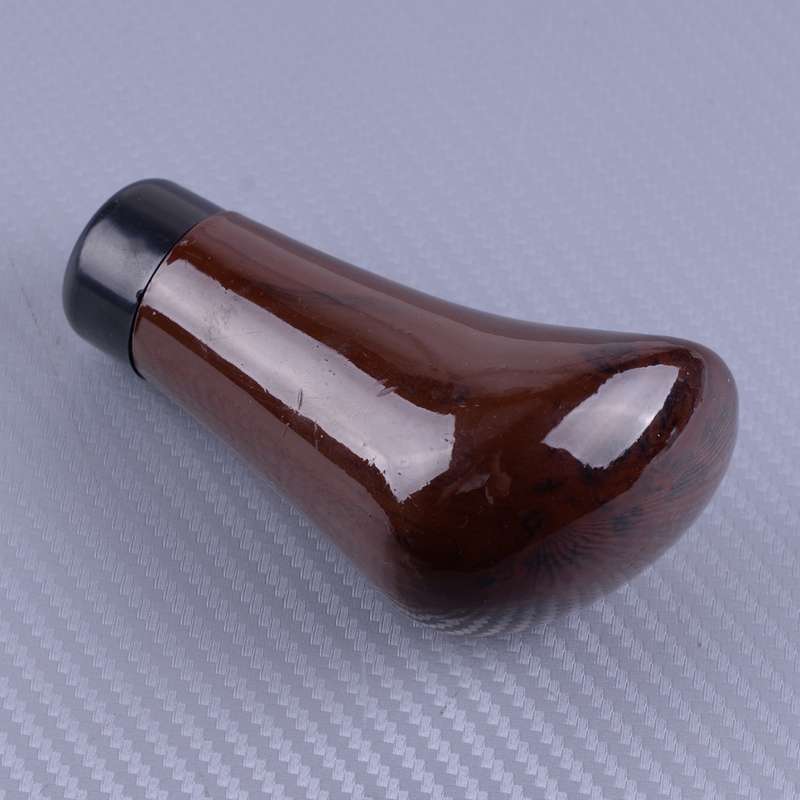 Walnut Wood Brown Gear Shift Knob Stick Shifter Knob M8/M10/M12 for Manual Cars