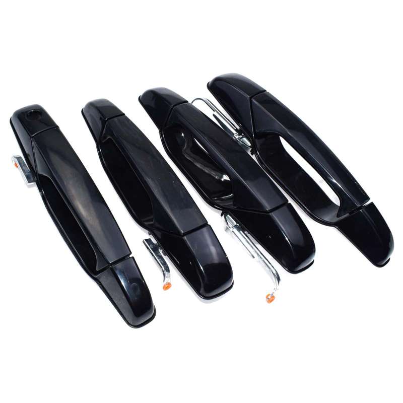 Black Outside Door Handle For 2007-2013 Chevy Tahoe GMC Yukon Sierra Escalade