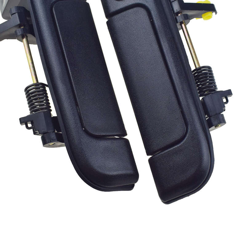 2PCS Outside Door Handle Front Left & Right Black For Toyota Hiace 1992-2004 New