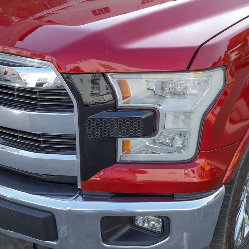 Front bumper headlight & Grille Decor Cover Trim fit for Ford F150 2015-2020 Hot