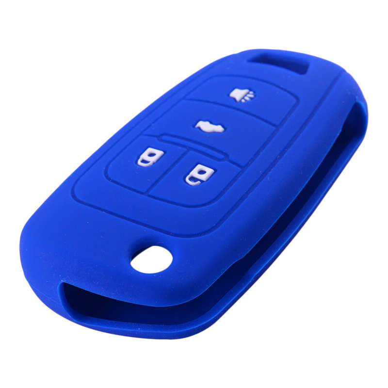 4 Button Silicone Remote Key Cover Fob Case Fit For Chevrolet Cruze GMC Buick