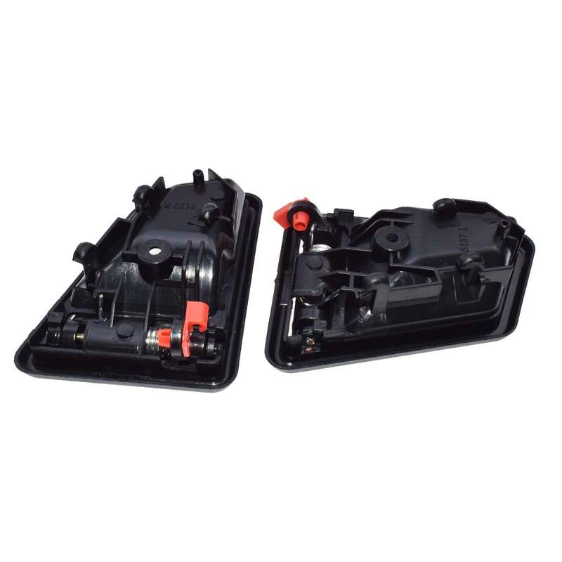 Black Front Rear RH LH Interior Door Handle Pair for 89-98 Suzuki Sidekick NEW