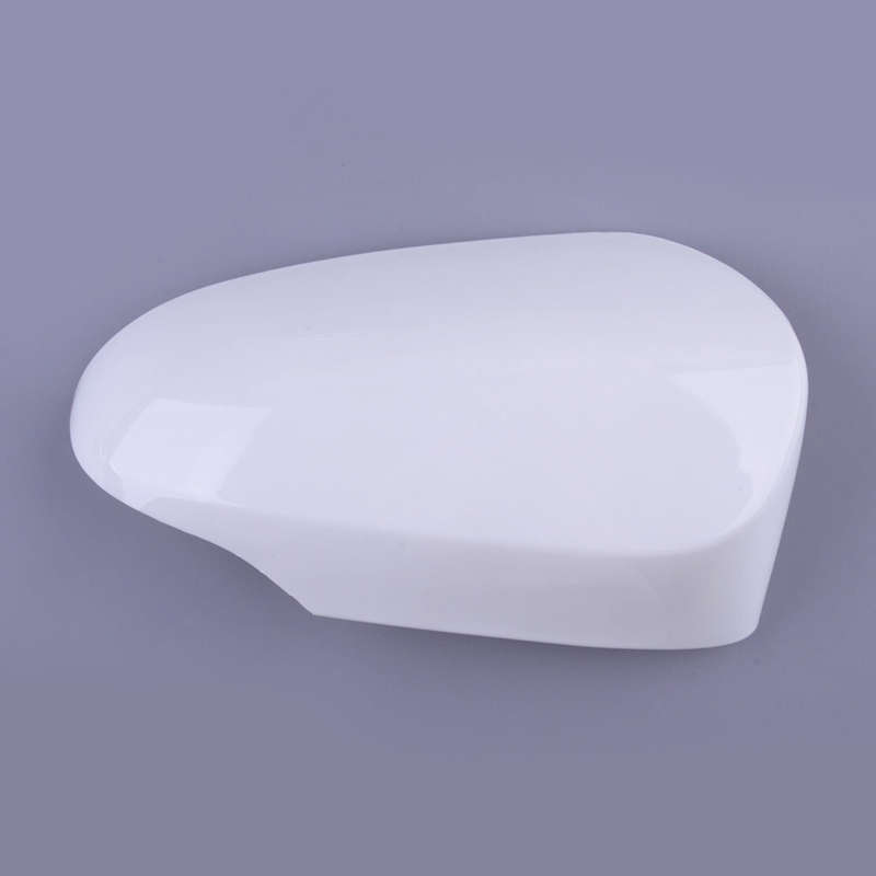 Right Side Rearview Mirror Cover Cap Fit For Toyota Yaris 2012-2020 White ABS