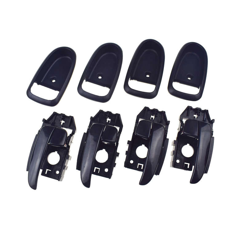 8Pcs Front Rear Left Right Inside Door Handle w/Trim For 2001-06 Hyundai Elantra