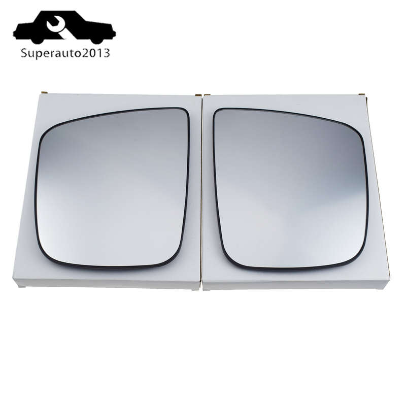 Pair Left & Right Side Mirror Glass Heated For Nissan NV200 EVALIA 2010 11-2019