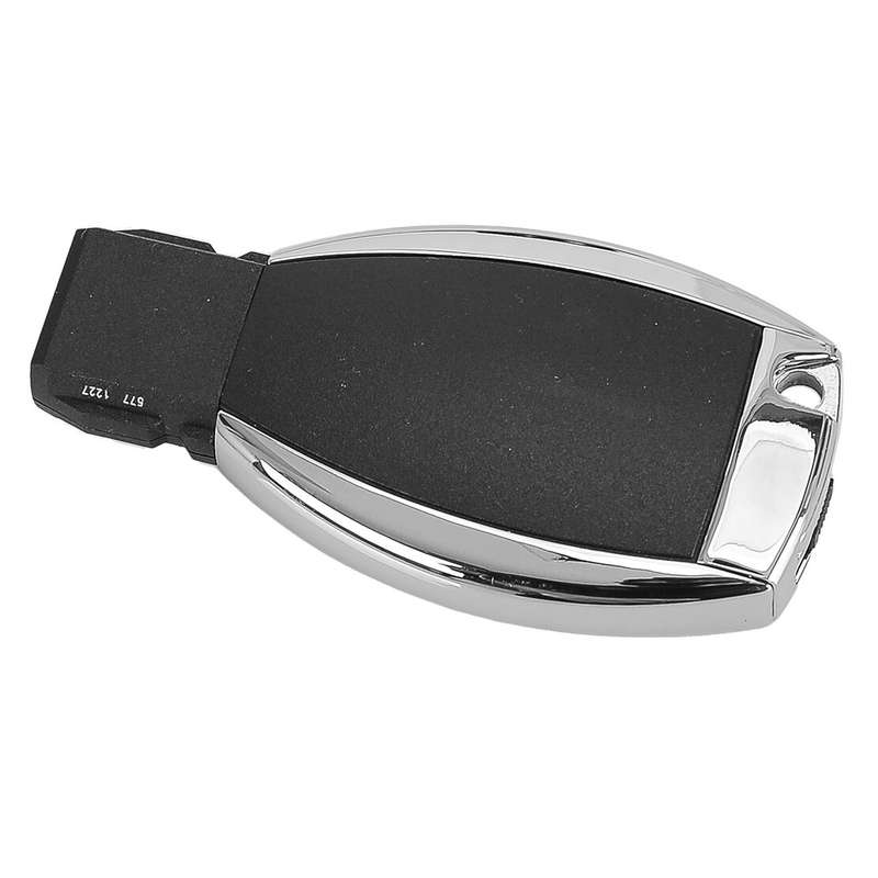 Car 2 Button Remote Key Fob Case With Uncut Blade Fit For Mercedes Benz