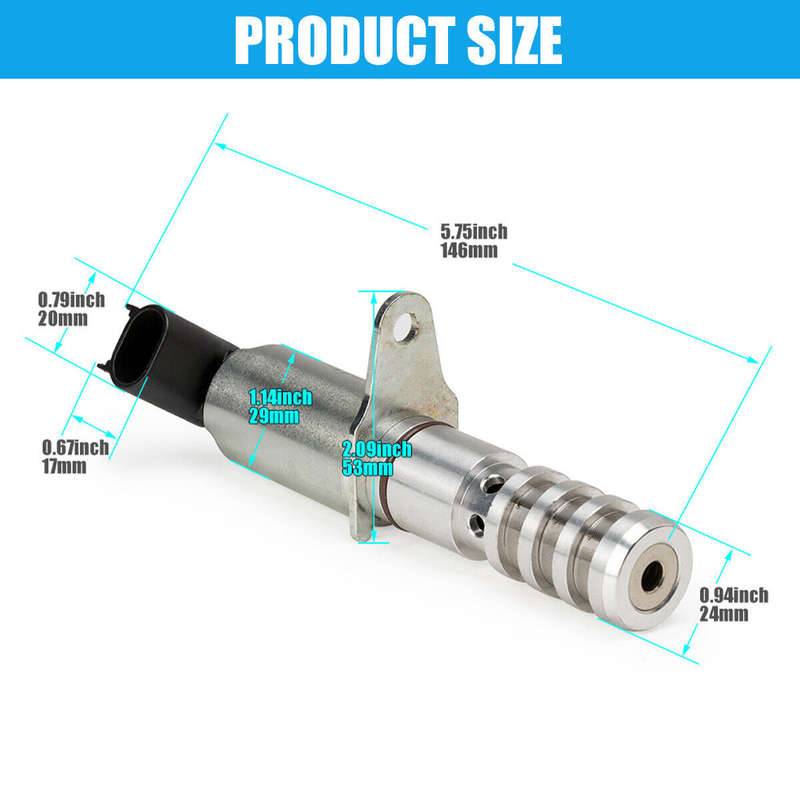 2PCS Camshaft Actuator Solenoid VVT Valve Fit For Chevrolet For Buick 12615873
