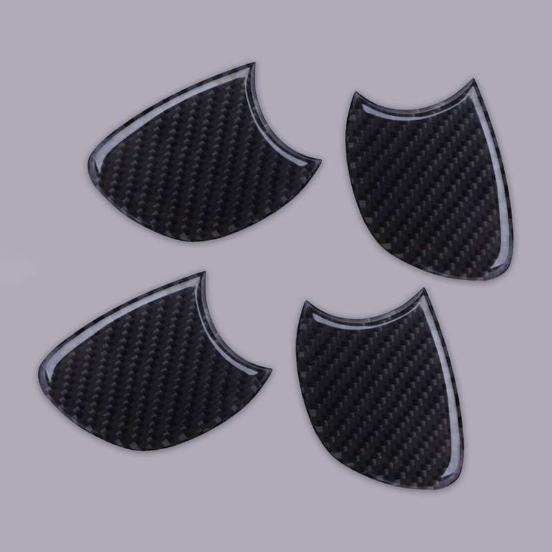 Carbon Fiber Interior Door Handle Bowl Cover Trim Fits For Toyota Corolla 07-13