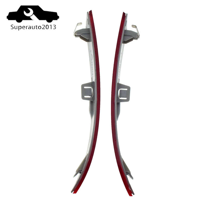 Pair Rear Bumper Red Reflector Right And Left For BMW 5 Series F10 M Sport