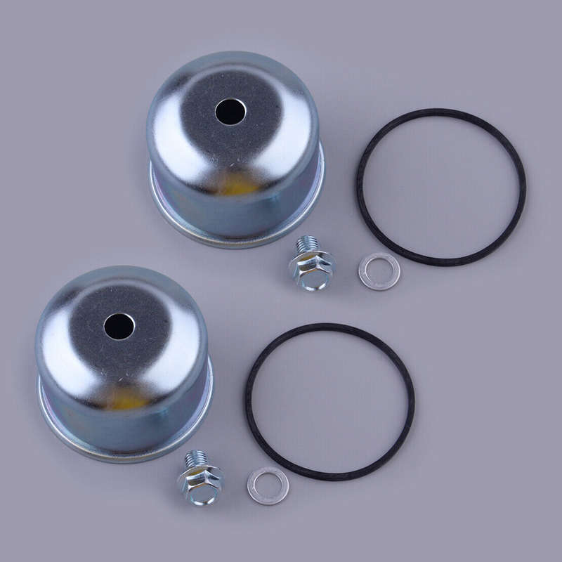 2x Carburetor Float Bowl Set Metal fit for 495933 494378 693614