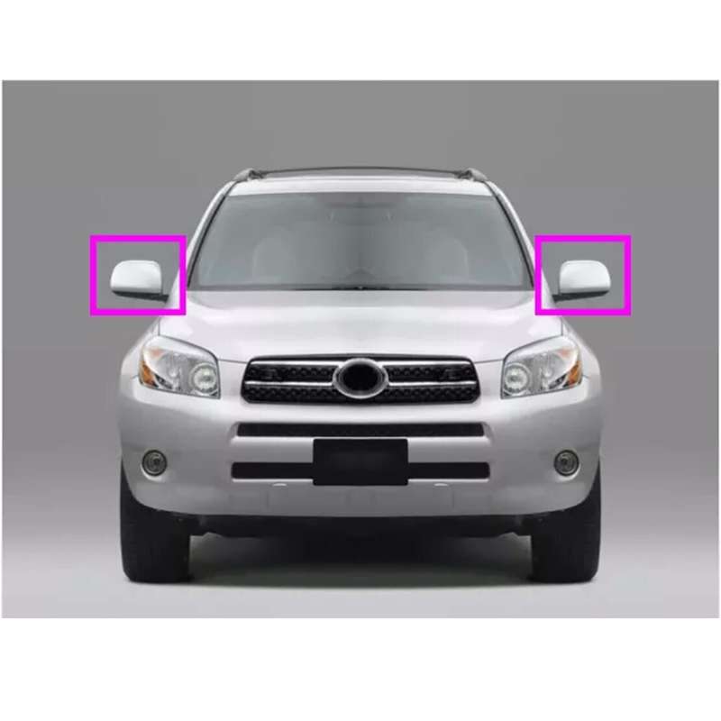 Fit For Toyota RAV4 2006-2012 Pair Side Rearview Mirror Cover Frame Replace NEW
