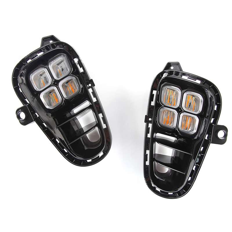 Car DRL Front Fog lamp Daytime Running Light fit for KIA Rio EX/LX/S 18-2020