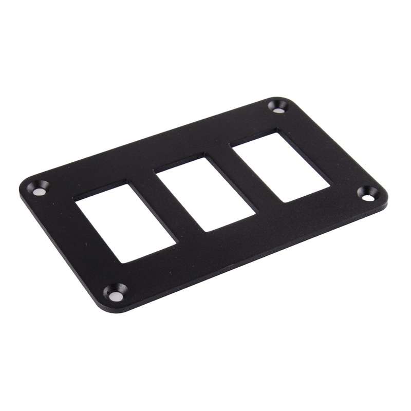 Car 1x 3 Gang Rocker Switch Dash Mount Holder Housing Panel Universal