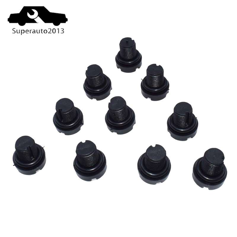 10X Coolant Bottle Expansion Tank Bleed Screw For BMW X1 X5 X3 X6 135i 328i 335i