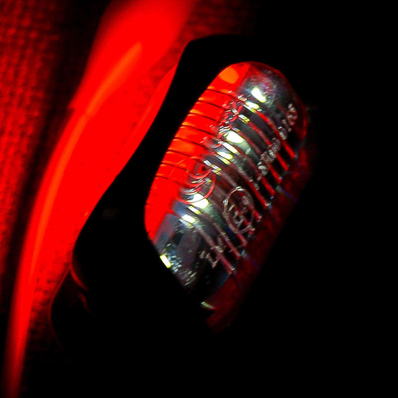 2Pcs Car Truck Trailer 12-24V White & Red LED License Plate Tag Light Lamp