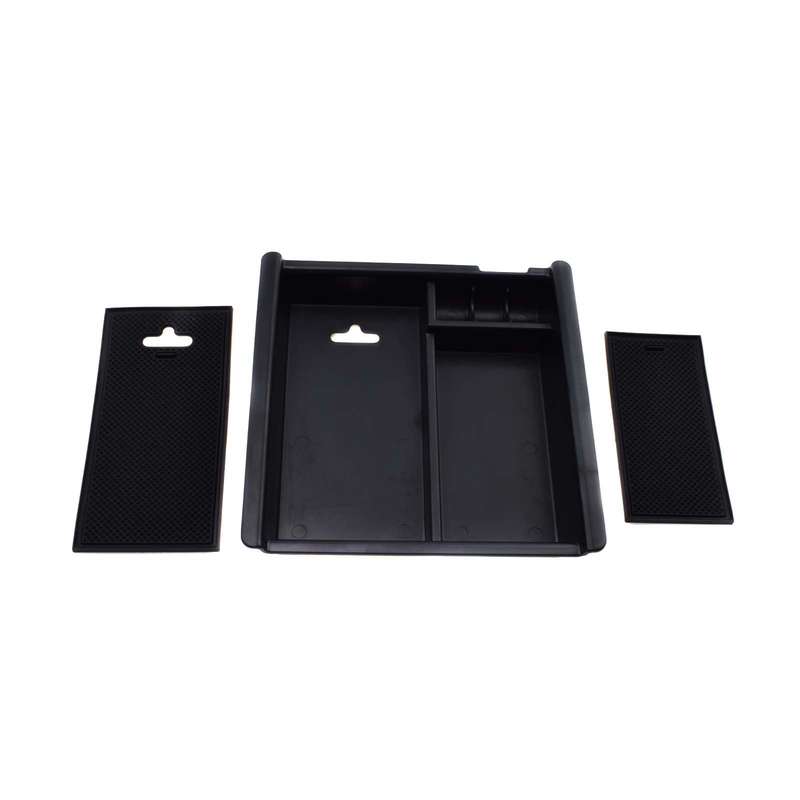 For Toyota Tacoma 16-18 Black Armrest Box Storage Organizer Case Tray Container