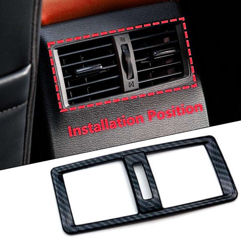 Rear Air Vent Outlet Cover Trim Frame Fit For Mitsubishi Outlander 2022-2023 ABS