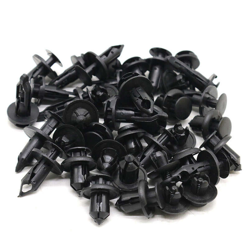 40 pack Car Push Retainer Pin Body Bumper Rivet Trim Moulding Clips Parts