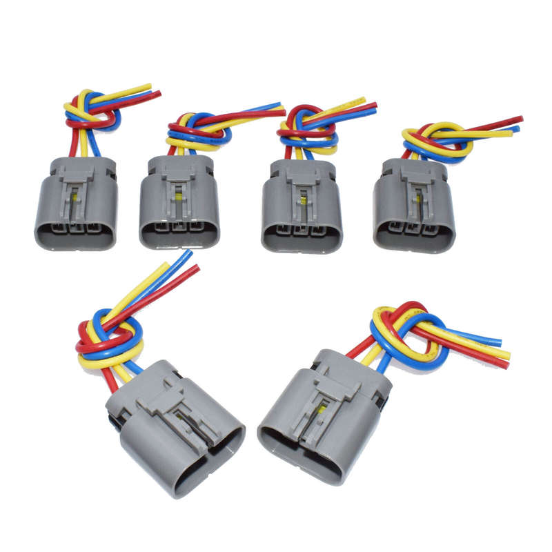 6X Ignition Coil Pack Wiring Plug Connector For Nissan 300ZX Z32 Infiniti J30