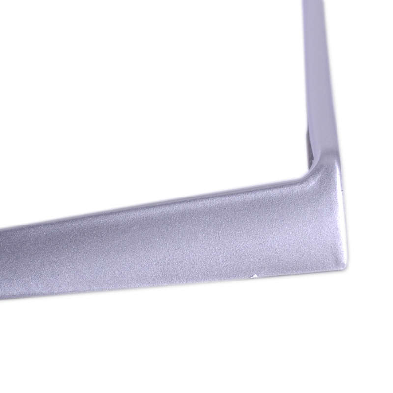 2pcs Steering Wheel Panel Cover Insert Trim Fit for Hyundai Tucson 15-17 Chrome