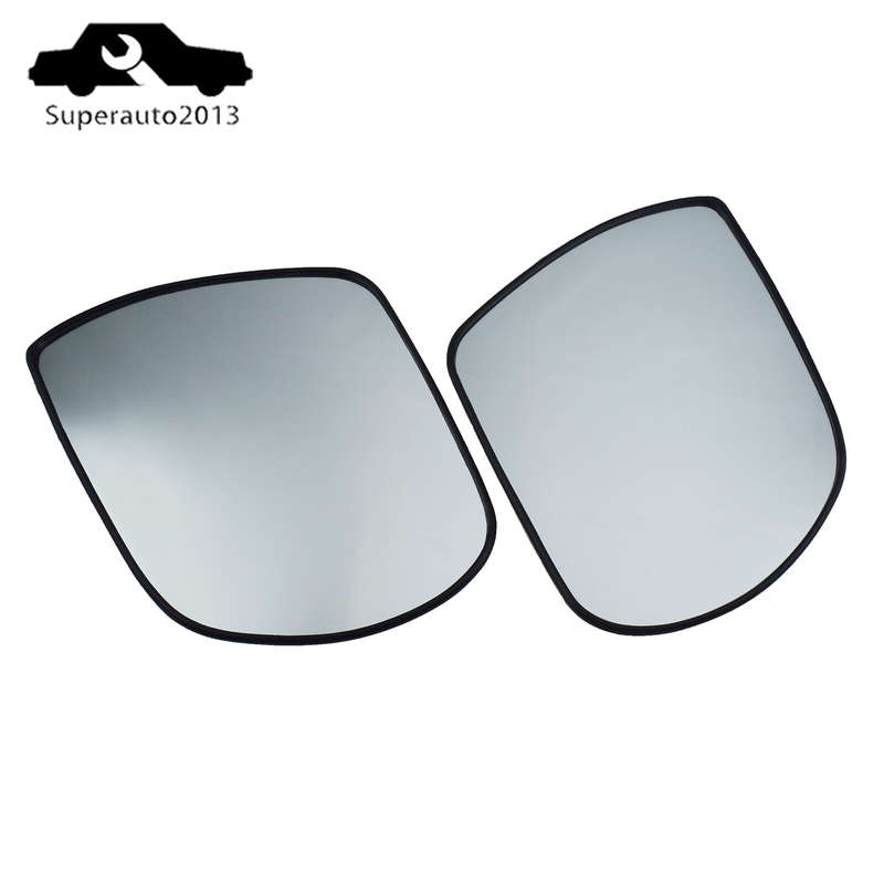 Pair Left Right Rearview Mirror Glass w/ Heated For Hyundai Santa Fe 2007-2012