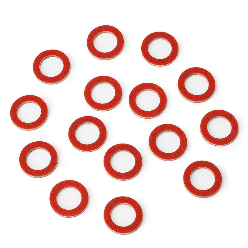 15PCS 90430-08020-00 90430-08003 Lower Unit Drain Plug Gasket Fits Yamaha Red