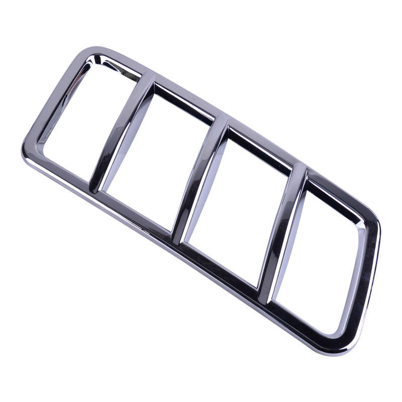 2x ABS Chrome Engine Hood Air Vent Outlet Cover Trim Fit For Mercedes-Benz GLE