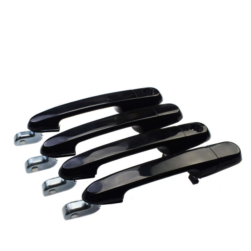 4PCS Outside Exterior Door Handle Front Rear Left Right for 06-11 Hyundai Accent